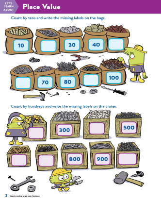 TinkerActive Math Activity Lesson: Place Value (Grade 2)