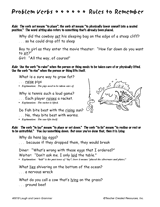 Problem Verbs
