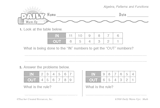 Math Warm-Up 246 for Gr. 1 & 2: Algebra, Patterns & Functions