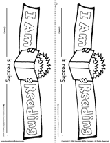 Kingfisher "I Am Reading" Coloring Sheets