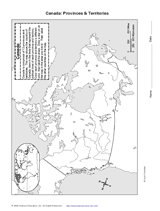 Canada: Provinces & Territories Mapping Activity