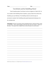 Tom Roberts and the Heidelberg School